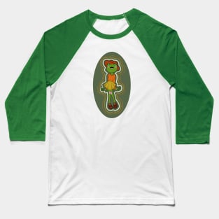 Fall Frog Lady Baseball T-Shirt